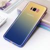 Луксозен гръб Glaze Case за Samsung Galaxy S8 G950 - преливащ / златисто и синьо