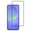 5D full cover Tempered glass Full Glue screen protector Samsung Galaxy A37 5G / Извит стъклен скрийн протектор с лепило от вътрешната страна за Samsung Galaxy A37 5G - черен кант