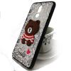 Луксозен силиконов калъф / гръб / TPU Smile Case за Huawei Mate 10 Lite / Honor 9i - бяла мрежа / Bear