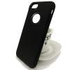 Луксозен силиконов калъф / гръб / TPU Armor за Apple iPhone 6 / iPhone 6S - черен / релефен