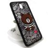 Луксозен силиконов калъф / гръб / TPU Smile Case за Samsung Galaxy J3 2017 J330 - черна мрежа / Bear