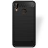Силиконов калъф / гръб / TPU за Huawei P20 Lite - черен / carbon