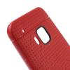 Силиконов калъф / гръб / TPU за HTC One M9 - червен / Grid