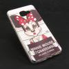 Силиконов калъф / гръб / TPU за Samsung Galaxy A5 2016 A510 - бял / Minnie Mouse