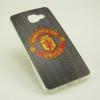 Силиконов калъф / гръб / TPU за Samsung Galaxy A3 2016 A310 - Manchester United / сив