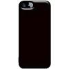 Твърд гръб / капак / със силиконов кант за Apple iPhone 5 / iPhone 5S - черен