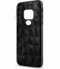 Луксозен силиконов калъф / гръб / TPU за Huawei Mate 20 - призма / черен