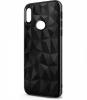 Луксозен силиконов калъф / гръб / TPU за Samsung Galaxy A40 - призма / черен