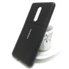 Луксозен силиконов калъф / гръб / TPU за Nokia 5 2017 - черен / имитиращ кожа