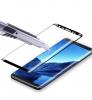Оригинален извит стъклен протектор /3D full cover Tempered glass screen protector / за Samsung Galaxy Note 8 N950 - черен