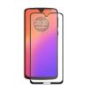 3D full cover Tempered glass Full Glue screen protector Motorola Moto G7 / Извит стъклен скрийн протектор с лепило от вътрешната страна за Motorola Moto G7 - черен