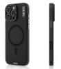 Оригинален удароустойчив гръб TPU кейс Youngkit Hidden Sand Series Case с безжично зареждане MagSafe за Apple iPhone 16 (6.1) - черен