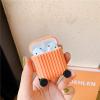 Силиконов калъф за AirPod - Orange Suitcase