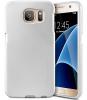 Луксозен силиконов калъф / гръб / TPU MERCURY i-Jelly Case Metallic Finish за Samsung Galaxy S7 Edge G935 - светло сив