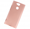 Луксозен силиконов калъф / гръб / TPU MERCURY i-Jelly Case Metallic Finish заSony Xperia XA2 - Rose Gold