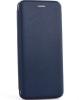 Луксозен кожен калъф Flip тефтер със стойка OPEN за Samsung Galaxy S9 G960 - тъмно син
