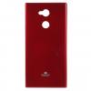 Луксозен силиконов калъф / гръб / TPU Mercury GOOSPERY Jelly Case за Sony Xperia XA2 Ultra - червен