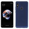 Луксозен твърд гръб за Xiaomi Redmi 7 - тъмно син / Grid