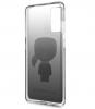 Оригинален силиконов гръб Karl Lagerfeld Iconic Gradient Case за Samsung Galaxy S20 Plus - прозрачено и черно / преливащ