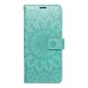 Кожен калъф Mezzo Book mandala със стойка за Samsung Galaxy A14 5G – мента