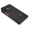 Кожен калъф Flip Presto тефтер за HTC One M7 - черен