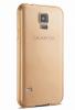 Луксозен алуминиев бъмпер с твърд гръб Magic Skin за Samsung Galaxy S5 G900 / Galaxy S5 Neo G903 - златен