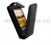 Кожен калъф Flip тефтер за HTC Desire 200 - черен