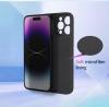Силиконов калъф / кейс / Nano TPU за Motorola Moto G15 - черен гръб със защита за камерата