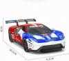 Метална кола с отварящи се врати капаци светлини и звуци Ford GT Le Mans 1:32