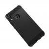 Удароустойчив силиконов калъф за Huawei Honor 8X - черен / Carbon