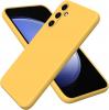 Силиконов калъф / кейс / Nano TPU за Samsung Galaxy A55 - жълт гръб със защита за камерата