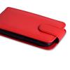 Кожен калъф Flip за Sony Xperia Miro / ST23i - червен тефтер