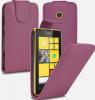 Кожен калъф Flip тефтер за Nokia Lumia 520 / Nokia Lumia 525 - лилав