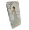 Луксозен гръб за Apple iPhone 7 - Princess / сребрист