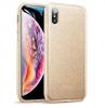Силиконов калъф / гръб / TPU за Samsung Galaxy A50 - златист / брокат
