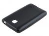 Силиконов калъф / гръб / TPU за LG Optimus L3 II- черен / гланц