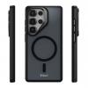 Удароустойчив хибриден кейс Etteri Morning Fog с Magsafe и стойка за Samsung Galaxy S26 Ultra - Черен