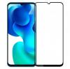  5D full cover Tempered glass screen protector / Извит стъклен скрийн протектор за Xiaomi Redmi Note 10 / Note 10S - черен