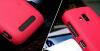 Луксозен заден предпазен твърд гръб Nillkin Grid за Nokia Lumia 610 - червен