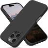 Силиконов калъф / кейс / Nano TPU за Apple iPhone 16 Pro Max (6.9) - черен гръб със защита за камерата