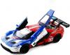 Метална кола с отварящи се врати капаци светлини и звуци Ford GT Le Mans 1:32