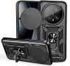 Удароустойчив гръб TPU кейс за Honor Magic8 Pro / Honor Magic 8 Pro Ring Armor Case - черен
