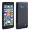 Силиконов калъф / гръб / TPU за Microsoft Lumia 640 - черен / гланц