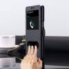 Кожен калъф Flip тефтер S-view със стойка за Samsung Galaxy Note 8 N950 - черен