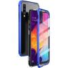 Магнитен калъф Bumper Case 360° FULL за Samsung Galaxy A50 / A50S / A30S - прозрачен / синя рамка