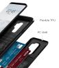 Оригинален гръб TPU Spigen Slim Armor с твърда част и слот за карта за Samsung Galaxy S9 Plus G965 - черен