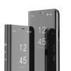 Луксозен калъф Clear View Cover с твърд гръб за Samsung Galaxy S21 FE - черен