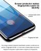 Оригинален извит стъклен протектор FULL GLUE за Samsung Galaxy S10 / Извит стъклен скрийн протектор с лепило по цялата повърхност за Samsung Galaxy S10 - черен