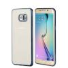 Луксозен калъф ROCK Flame за Samsung Galaxy S6 Edge+ G928 / S6 Edge Plus - син / line