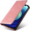 Кожен калъф Flip тефтер Magnetic Book със стойка за Honor 400 Pro 5G - розов